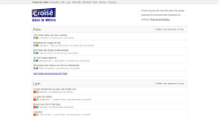 Desktop Screenshot of croisedanslemetro.com